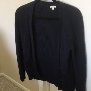 Navy blue cardigan